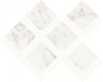 Opoczno Glazura Silver Wish White Mosaic Satin 29,7x37,2