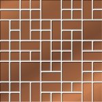 Ceramika Color Copper Glass Mosaic 25x25