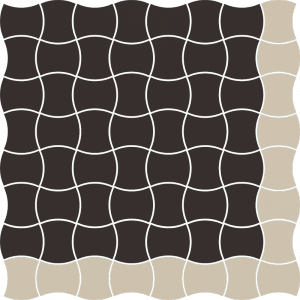 Paradyż Modernizm Nero mozaika Mix A 30,86x30,86