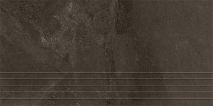 Tubądzin Grand Cave brown stopnica 59,8x29,6