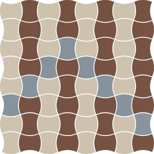 Paradyż Modernizm Bianco mozaika Mix B 30,86x30,86
