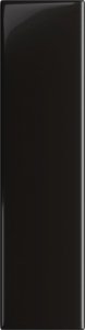 Tubądzin Masovia nero gloss 29,8x7,8