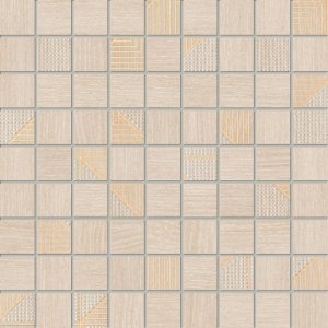 Domino Woodbrille Beige Mozaika 30x30