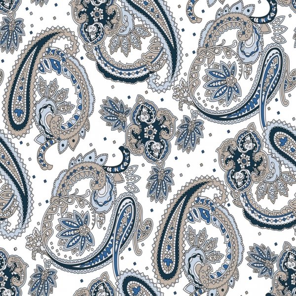 Keros Paisley Amber 25x25