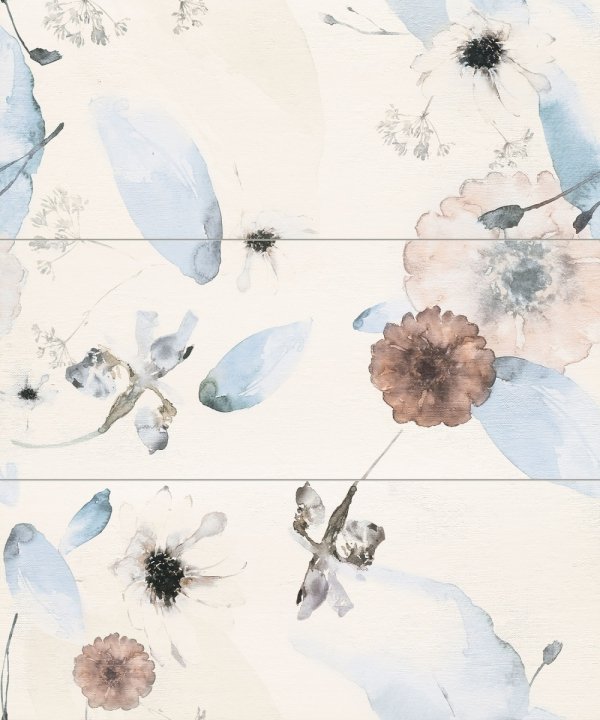 Tubądzin Mild Garden 1 Dekor 3-elementowy 89,4x74,8