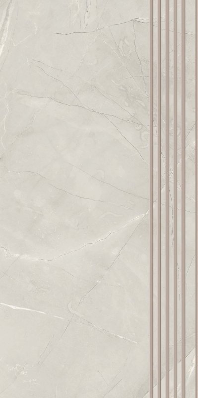 Paradyż Ritual Light Grey Stopnica 29,8x59,8