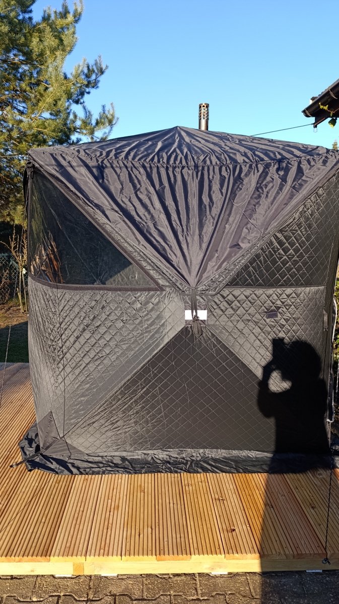 SaunaCube M mobilna sauna namiotowa 1-8 os