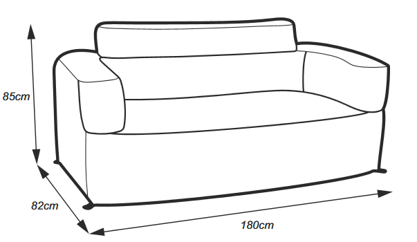 yolco moro GS4 CAMO sofa dmuchana