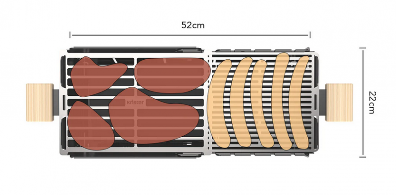 Knister  Grill stal nierdziewna