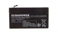 Akumulator bezobsługowy AGM 1,2Ah 12V Europower EP 1,2-12