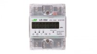 Licznik energii elektrycznej 3-fazowy zgodność z MID 63A 230/400V z wyświetlaczem LCD LE-02D