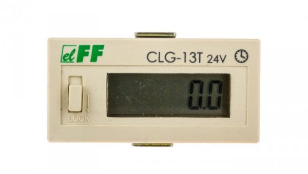 Licznik czasu pracy 4-30V DC 6 znaków cyfrowy tablicowy 48x24mm CLG-13T-24V
