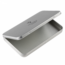      Piórnik srebrny - NAIL ART Silver Box 