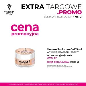 PROMOCJA EXTRA TARGOWA NO.2 MOUSSE SCULPTURE GEL 15ML 