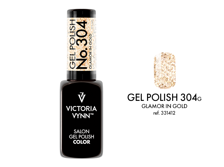  Victoria Vynn Salon Gel Polish COLOR kolor: No 304 Glamor in Gold