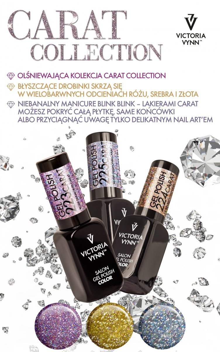  Victoria Vynn Salon Gel Polish COLOR kolor: No 225 Carat Silver Diamond