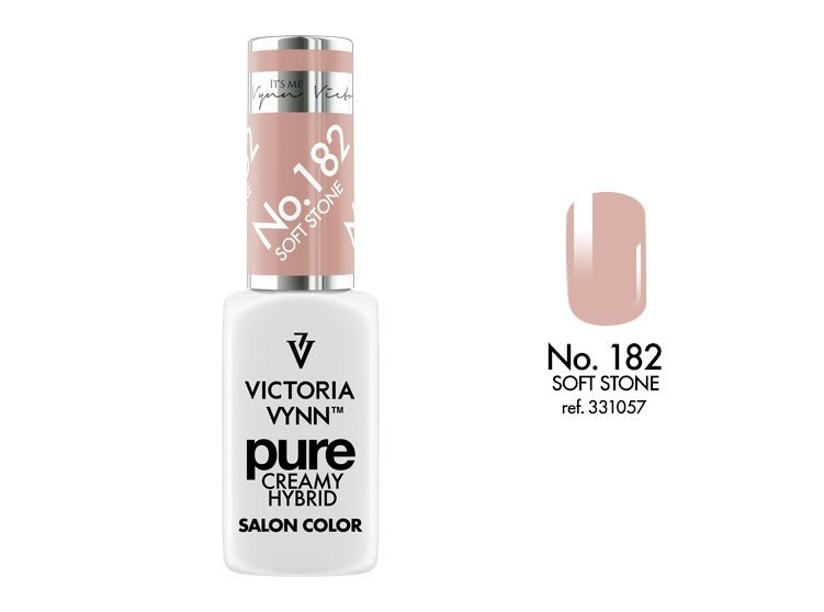  Kremowy Lakier Hybrydowy PURE kolor:  No 182 Soft Stone