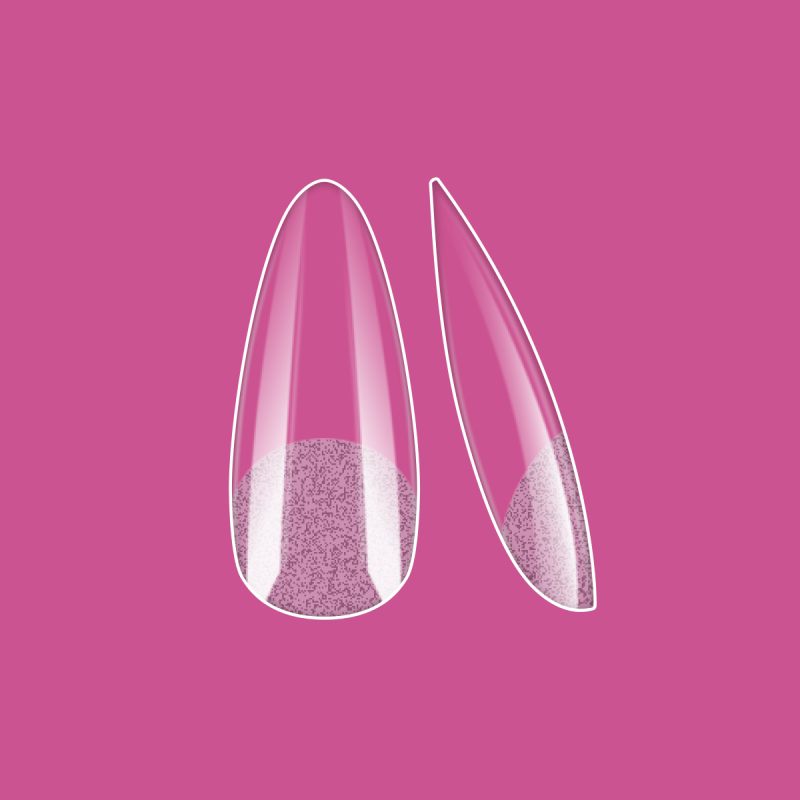  SOFT GEL TIPS - Medium Almond - Średni Migdał - Tipsy 500 szt.
