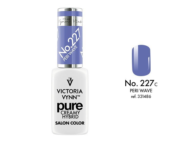  Kremowy Lakier Hybrydowy PURE kolor:  No 227 Peri Wave