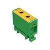 Blok rozdzielczy-odgałęźny 1-polowy AL/CU 2,5-50mm2 żółto-zielony montaż płaski i na szynę TH WLZ35P/50/z 48.552