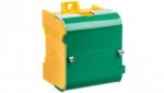 Odgałęźnik instalacyjny 1-segmentowy (zacisk: 1x95mm2 - 4x35mm2)/ z pokrywą żółto-zielony LZ 1*95/35P 84063009