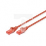 Kabel krosowy (patch cord) RJ45-RJ45 kat.6 U/UTP AWG 26/7 PVC 7m czerwony DK-1612-070/R
