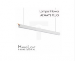 Lampa LED HanksLight,white,liniowa,alu,zwiesz,wtyczka-opcja łączenia,1200mm,down36W,4000K L4702120 (always plug)