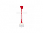 Lampa wisząca bubble red 5W E14 LED czerwona 350 lm ML462
