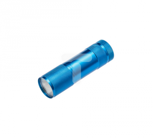 Latarka kieszonkowa na baterie 3xAAA 1,5 V,3W,150lm,6400K,22m,IP20,niebieska