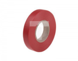 Taśma izolacyjna, kolor Czerwony, 12mm x 20m BS EN 60454-3-1 / typ 2, grubość 0.13mm 236206, RS PRO