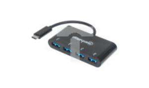 4-Portowy Hub USB-A na złączu USB-C, MHT 162746
