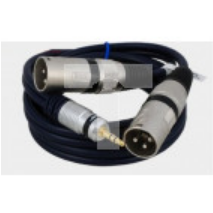 Kabel przyłącze 2x wtyk XLR/wtyk Jack 3.5 stereo MK32/A /1,5m/