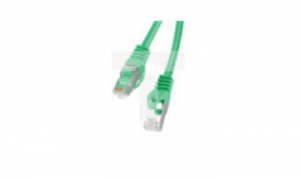 Kabel krosowy patchcord F/UTP kat.6 15m zielony