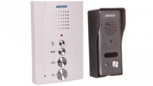 Zestaw domofonowy jednorodzinny bezsłuchawkowy ELUVIO biały OR-DOM-RE-914/W