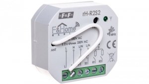 F&Home Radio Przekaźnik dwukanałowy z podwójnym nadajnikiem rH-R2S2