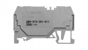 Złączka diodowa 2-przewodowa 2,5mm2 280-915/281-411