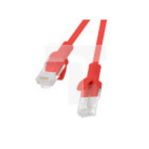 Kabel krosowy patchcord U/UTP kat.5e 2m czerwony PCU5-10CC-0200-R