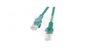 Kabel krosowy patchcord U/UTP kat.5e 1m zielony PCU5-10CC-0100-G