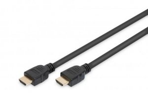 Kabel połączeniowy HDMI Ultra HighSpeed z Ethernetem 8K 60Hz UHD Typ HDMI A/HDMI A M/M czarny 5m AK-330124-050-S