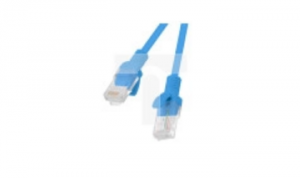 Kabel krosowy patchcord U/UTP kat.5e 10m niebieski PCU5-10CC-1000-B