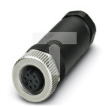Złącze wtykowe 8-pinów gniazdo proste M12 na kabel 6-8mm SACC-M12FS-8CON-PG9-M 1513347