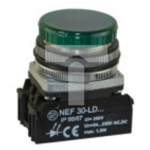 Lampka sygnalizacyjna 30mm zielona NEF30LD/24V-230V W3 W0-LDU1-NEF30LD/W3 Z