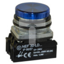 Lampka sygnalizacyjna niebieska NEF30LD/24V-230V W3 W0-LDU1-NEF30LD/W3 N