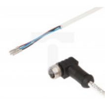 Złącze kablowe M8 żeńskie 3-pinowe proste wolny koniec niezarobiony 3x0,34mm fi3,8mm 60V 150stC 2m IP65 VK20H071