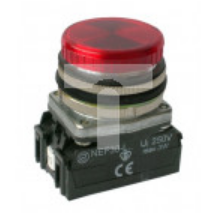 Lampka sygnalizacyjna 30mm czerwona 220-230V AC/DC W0-L-NEF30LP/220V C