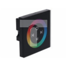 Sterownik LED panel RGB 12-24V 3x4A czarny PR-RGB-144-WALL-B