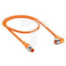 Kabel konfekcjonowany obustronne złącze M12 4-pinowe męskie proste żeńskie kątowe PVC pomarańczowy PRST 4-PRKWT 4-07/5 M