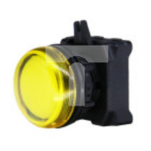 Światło kontrolne – reflektor, kolor: Żółty, otwór: 22.5mm, IP65, Montaż panelowy