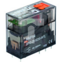 Przekaźnik miniaturowy 2P 8A 115V AC do obwodów drukowanych, raster 5mm, wys. 25,5mm RMP84-2012-25-5115-WT 2615204