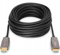Kabel połączeniowy HDMI Hybrydowy Premium HighSpeed Ethernet 4K 60Hz UHD Typ HDMI A/HDMI A M/M 20m AK-330125-200-S